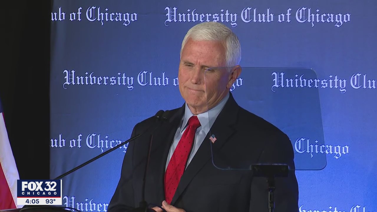 Former VP Mike Pence visits Chicago, reflects on Capitol riot