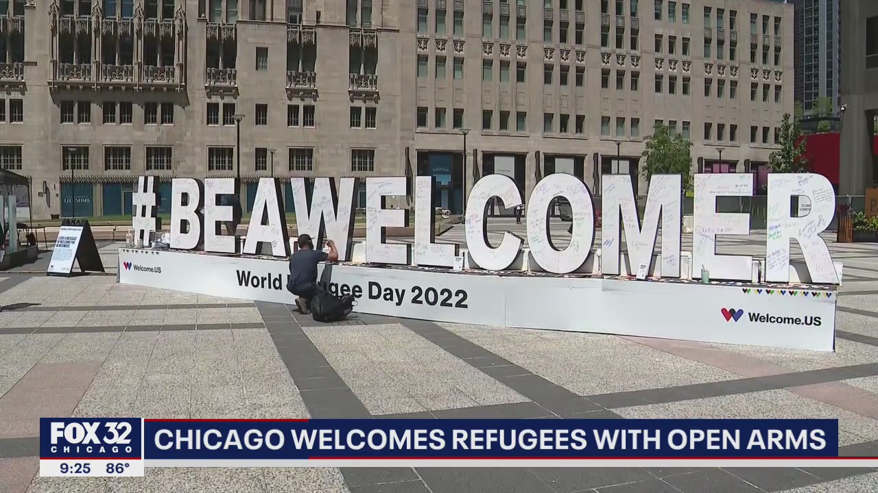 Chicago welcomes refugees with open arms on 'World Refugee Day'