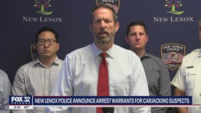 New Lenox police announce arrest warrants for carjacking suspects