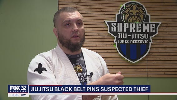 Chicago black belt takes down alleged thief, holds him until police arrive
