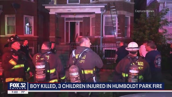 4-year-old boy killed in Humboldt Park fire;  3 other children in critical condition