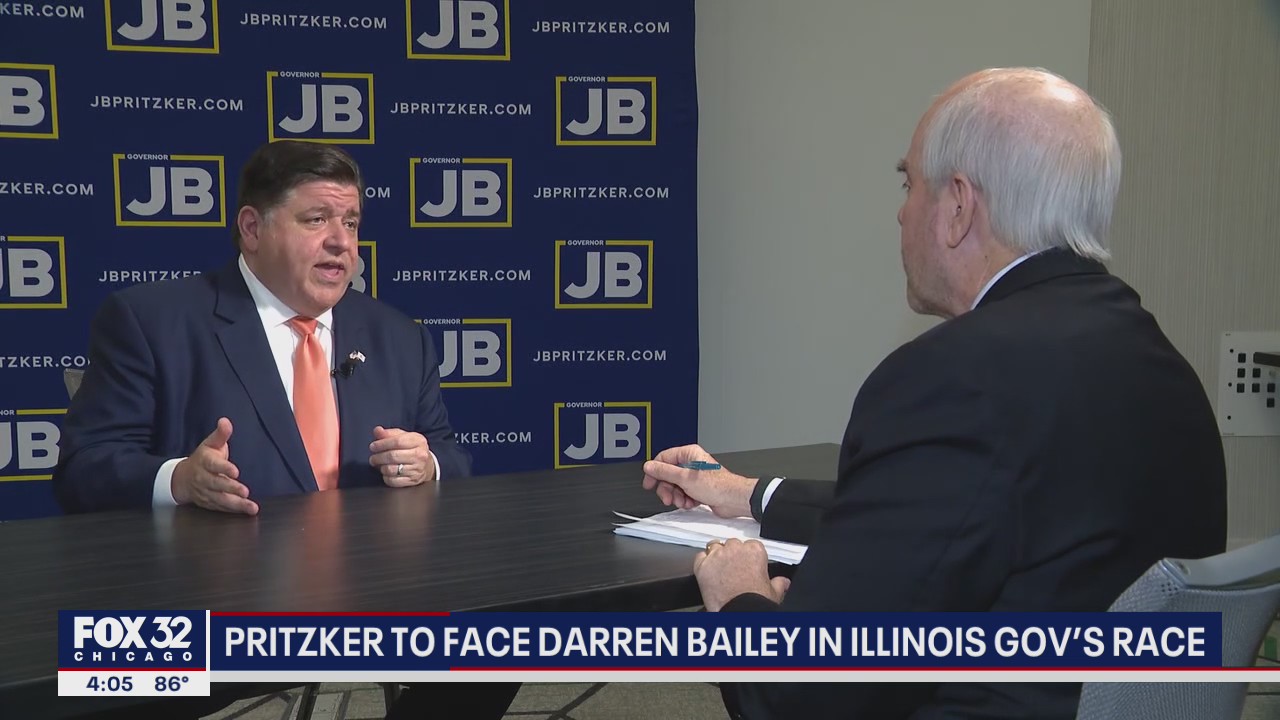 Pritzker, Bailey clash over gun rights day after Illinois primary