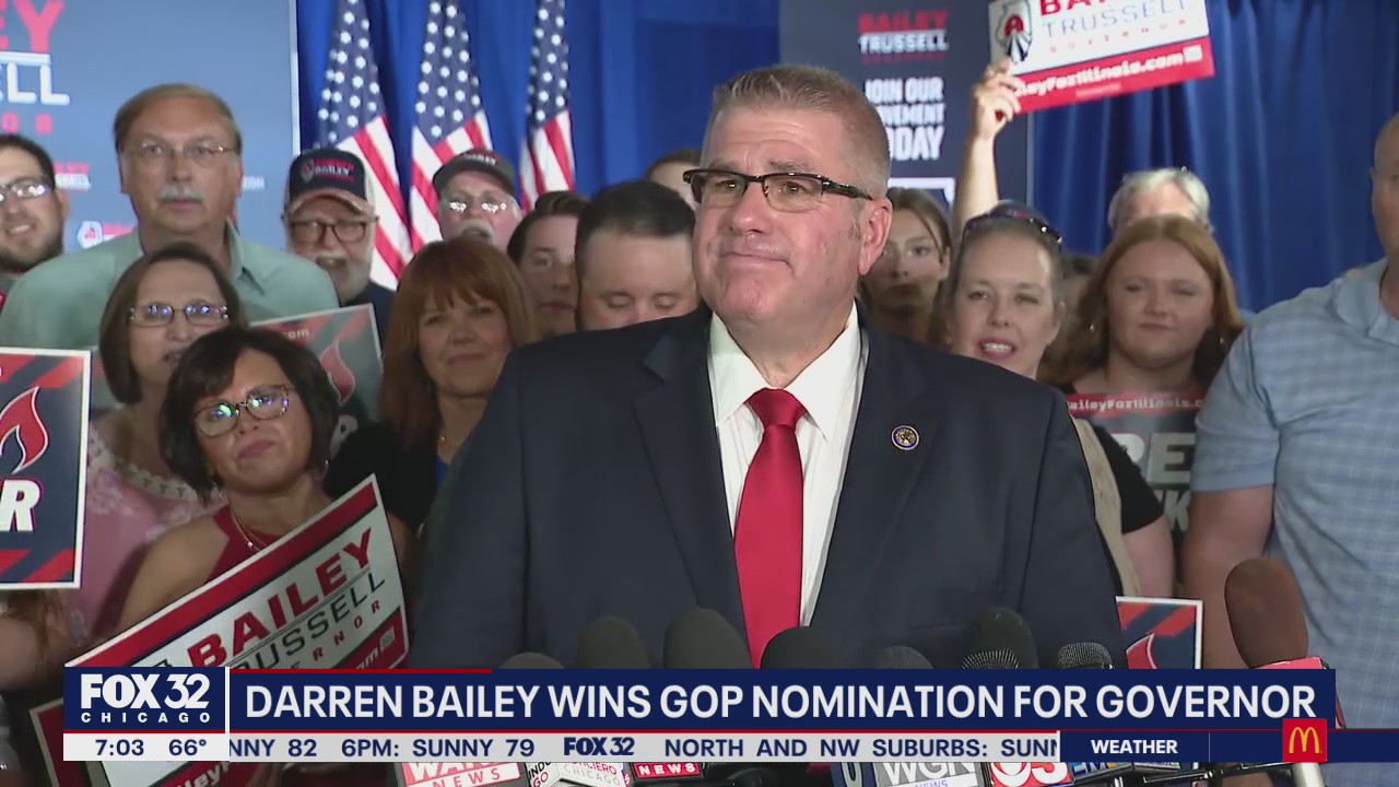 Darren Bailey wins GOP nomination for Illinois governor
