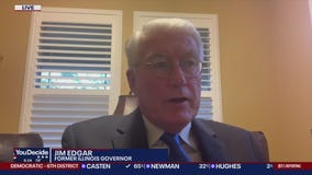 Former Illinois Gov. Jim Edgar reacts to GOP nomination