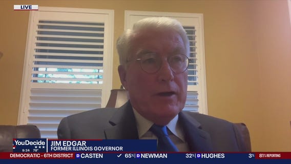 Former Illinois Gov. Jim Edgar reacts to GOP nomination