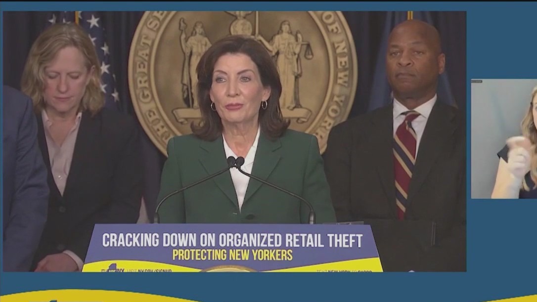 Gov. Hochul announces retail theft crackdown