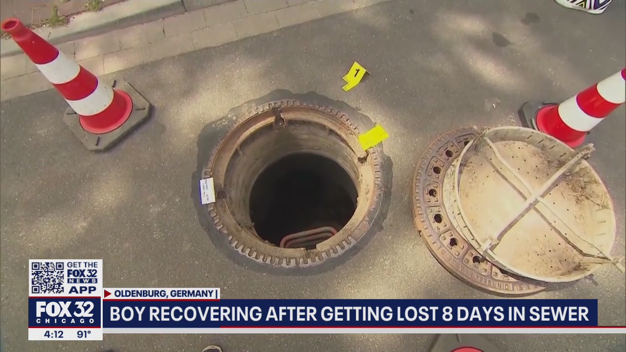 Boy recovering after getting lost in sewer for 8 days
