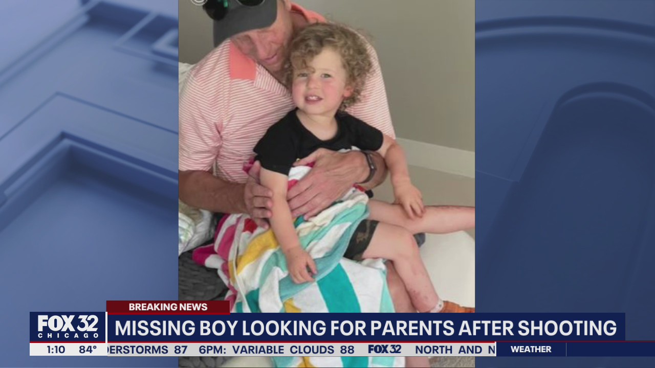 Missing boy looking for parents after Highland Park shooting