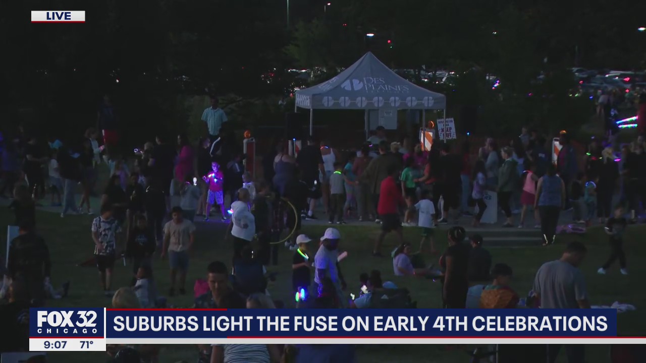Fourth of July festivities kick off in suburban Chicago
