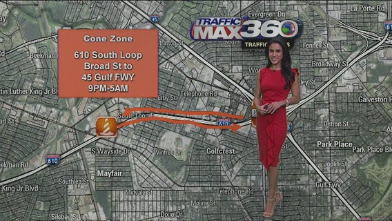 Houston-area traffic closures for the weekend