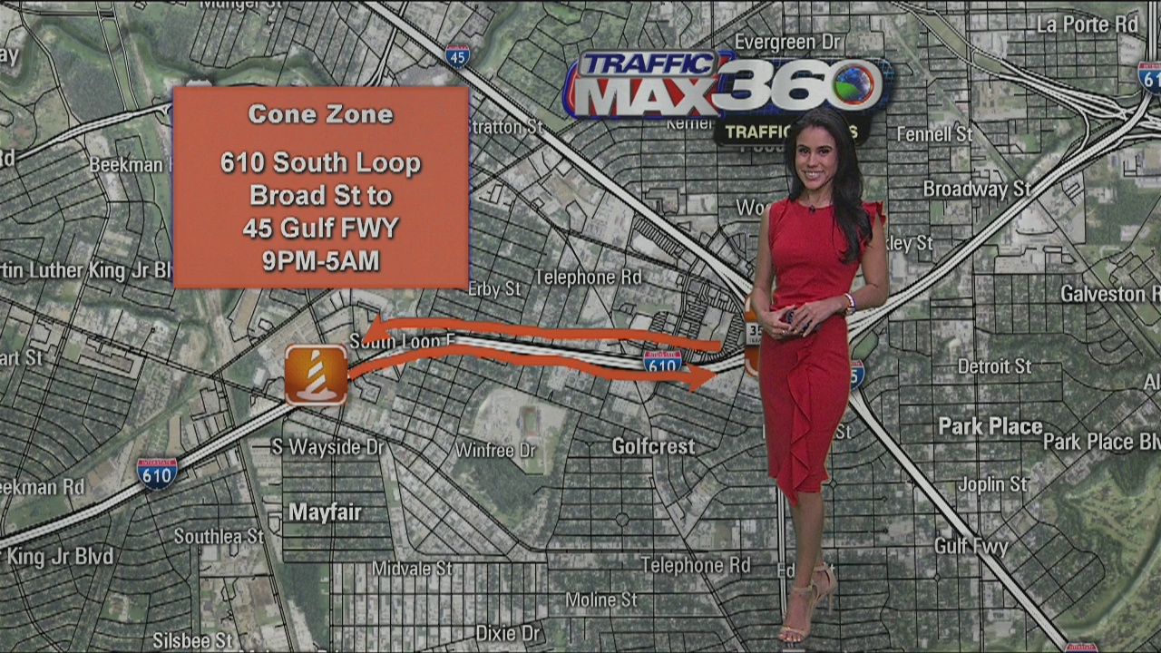 Houston-area traffic closures for the weekend