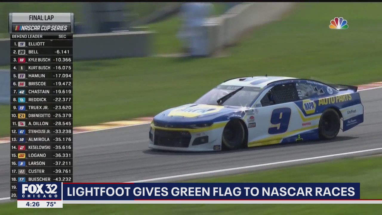 Lightfoot gives green flag to NASCAR races in Chicago