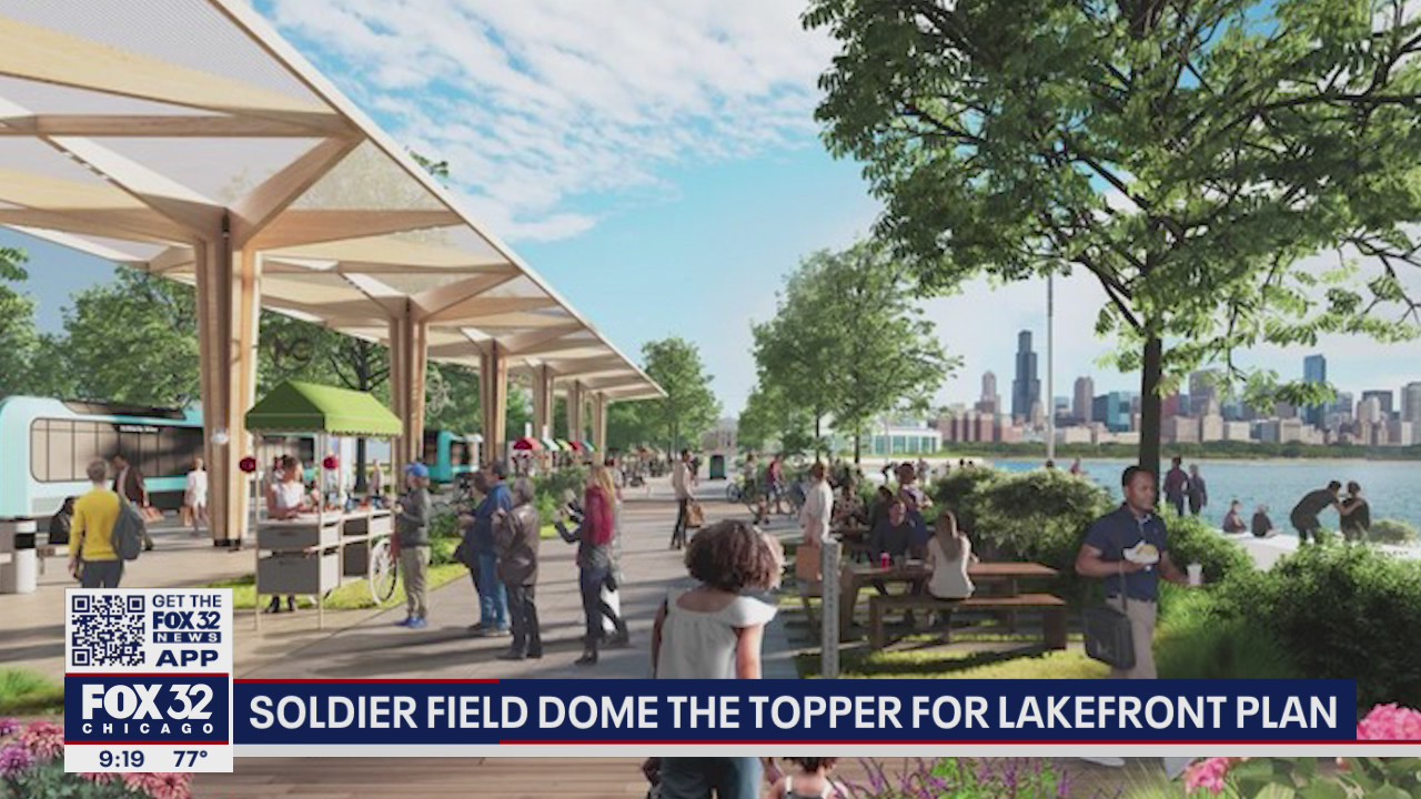Soldier Field dome the topper for Chicago's lakefront plan