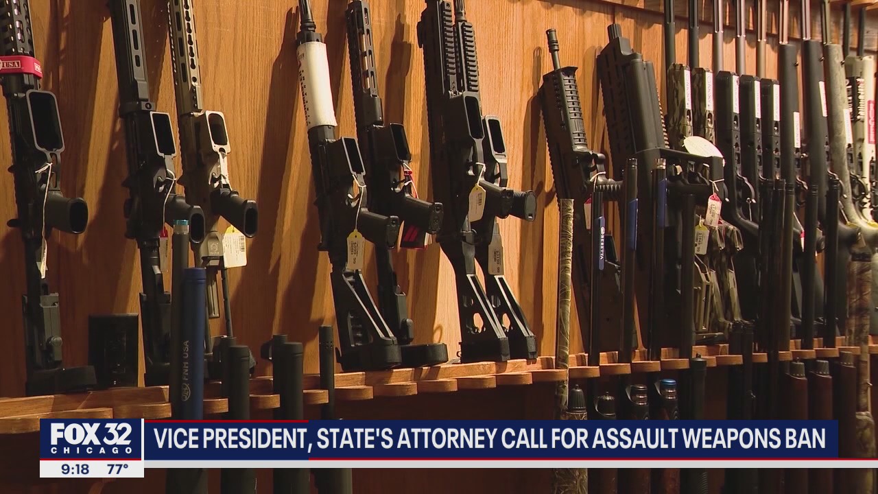 VP, state's attorney call for assault weapons ban following Highland park mass shooting
