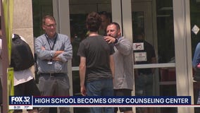 Local high school becomes grief counseling center after Highland Park parade shooting