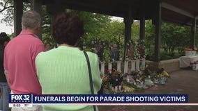 Funerals began Friday for Highland Park parade shooting victims
