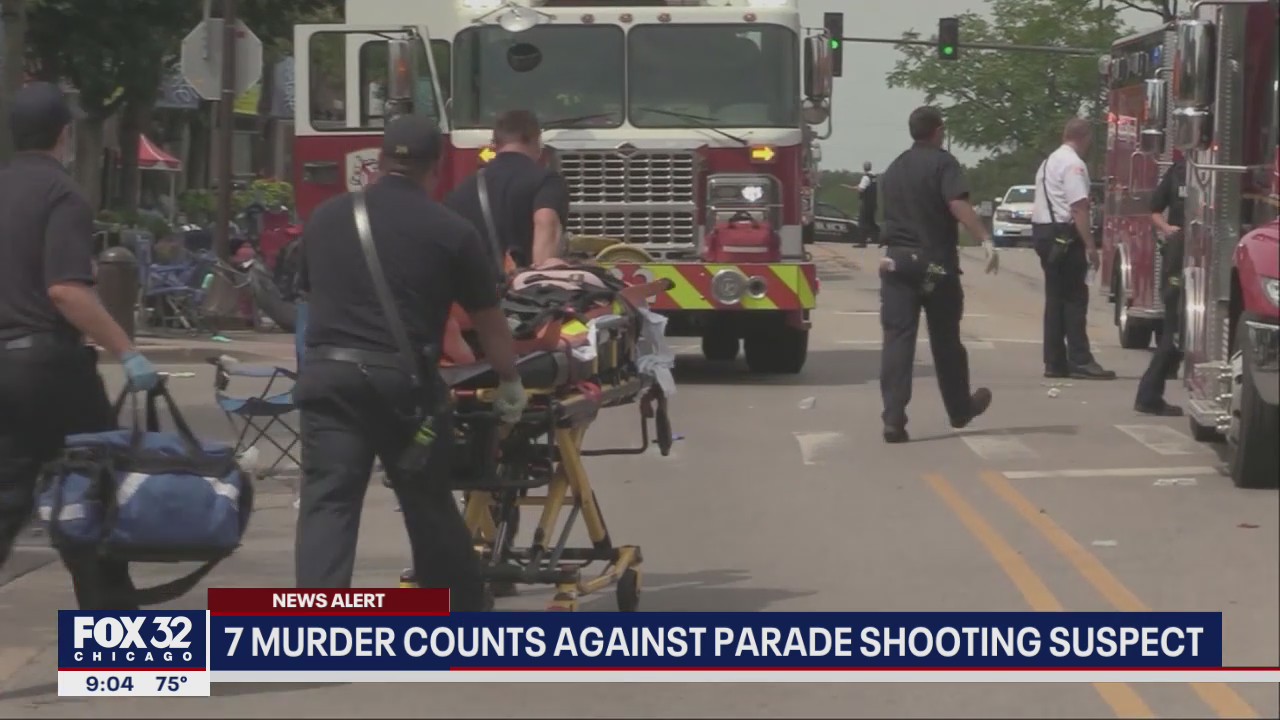 Highland Park parade shooting: Robert Crimo III faces 7 counts of first-degree murder in deadly attack
