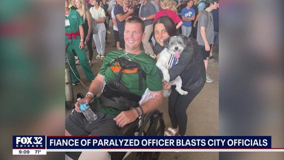 Fiance of paralyzed Chicago cop blasts city officials