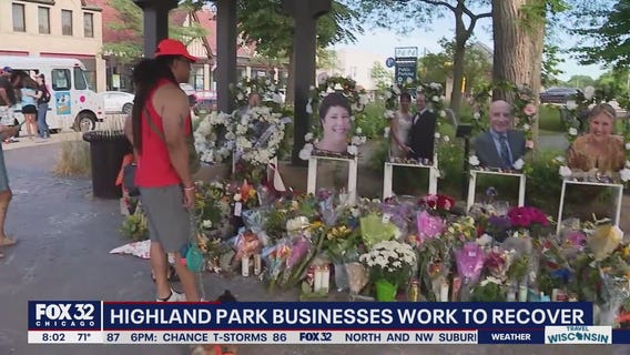 Highland Park businesses to reopen this morning with moment of silence to honor victims