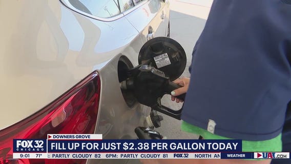 Downers Grove gas station offering gas for $2.38 per gallon Tuesday