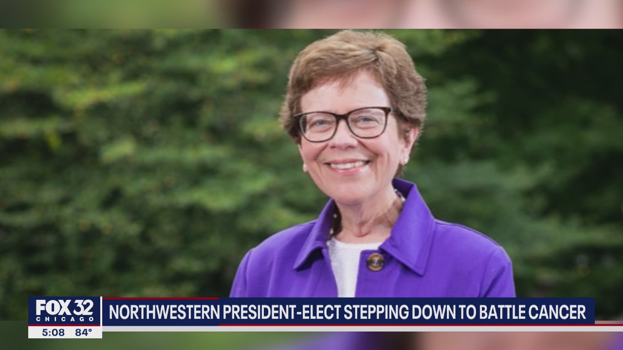 Northwestern president-elect stepping down amid cancer battle