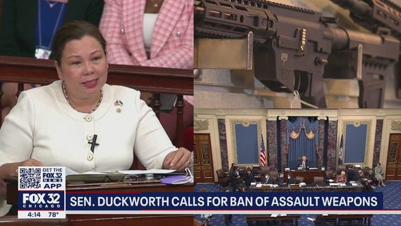Sen. Duckworth calls for ban of assault weapons