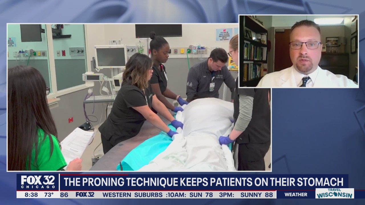 Prone positioning technique reducing the need for ventilators in wake of pandemic