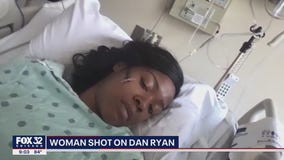 Woman speaks out after being shot on Dan Ryan, gunman not charged