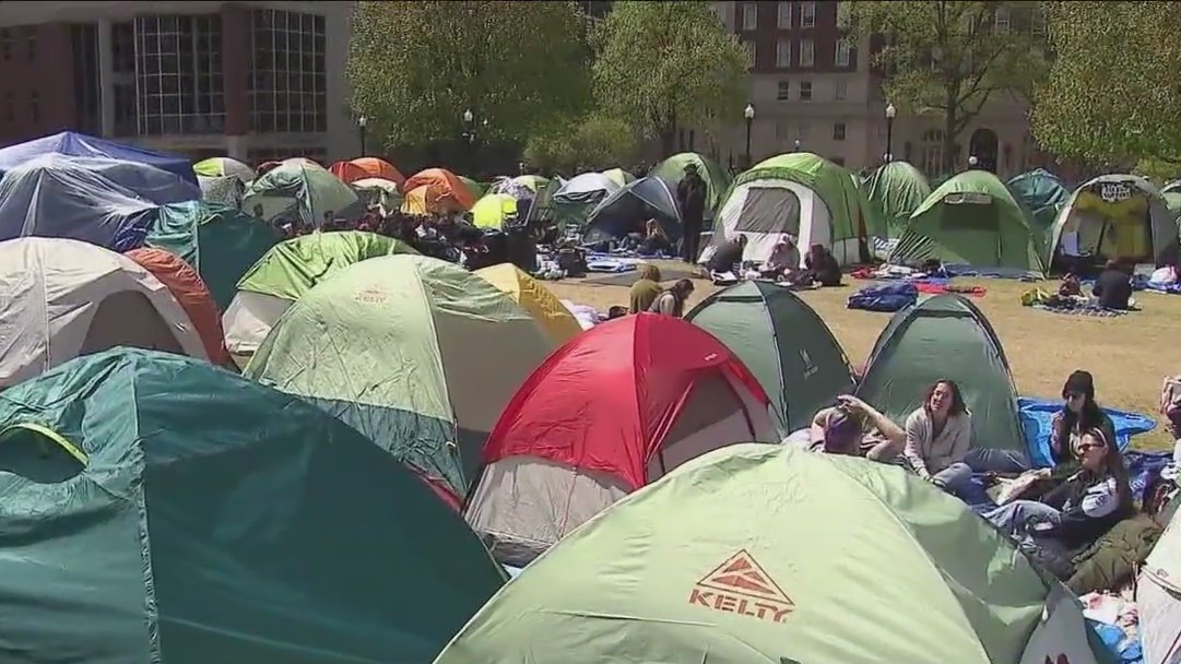Pro-Palestinian protests at colleges across NYC