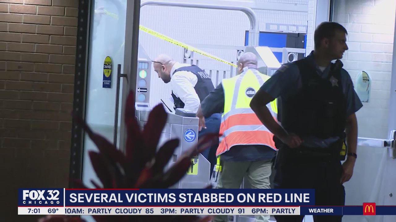 Several people stabbed overnight at CTA Red Line station