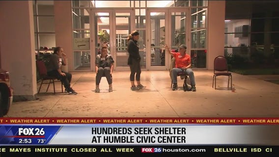 Humble shelter Wednesday morning