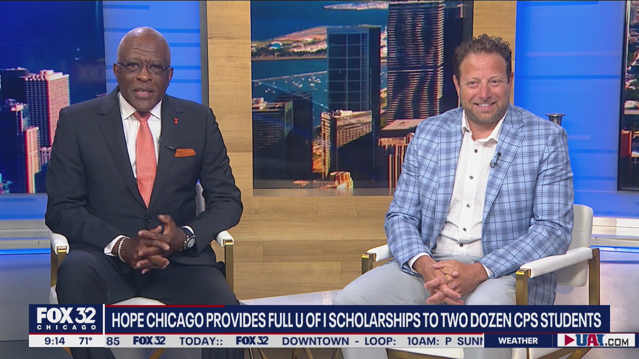 Hope Chicago providing full scholarships to 24 CPS students who will attend the University of Illinois