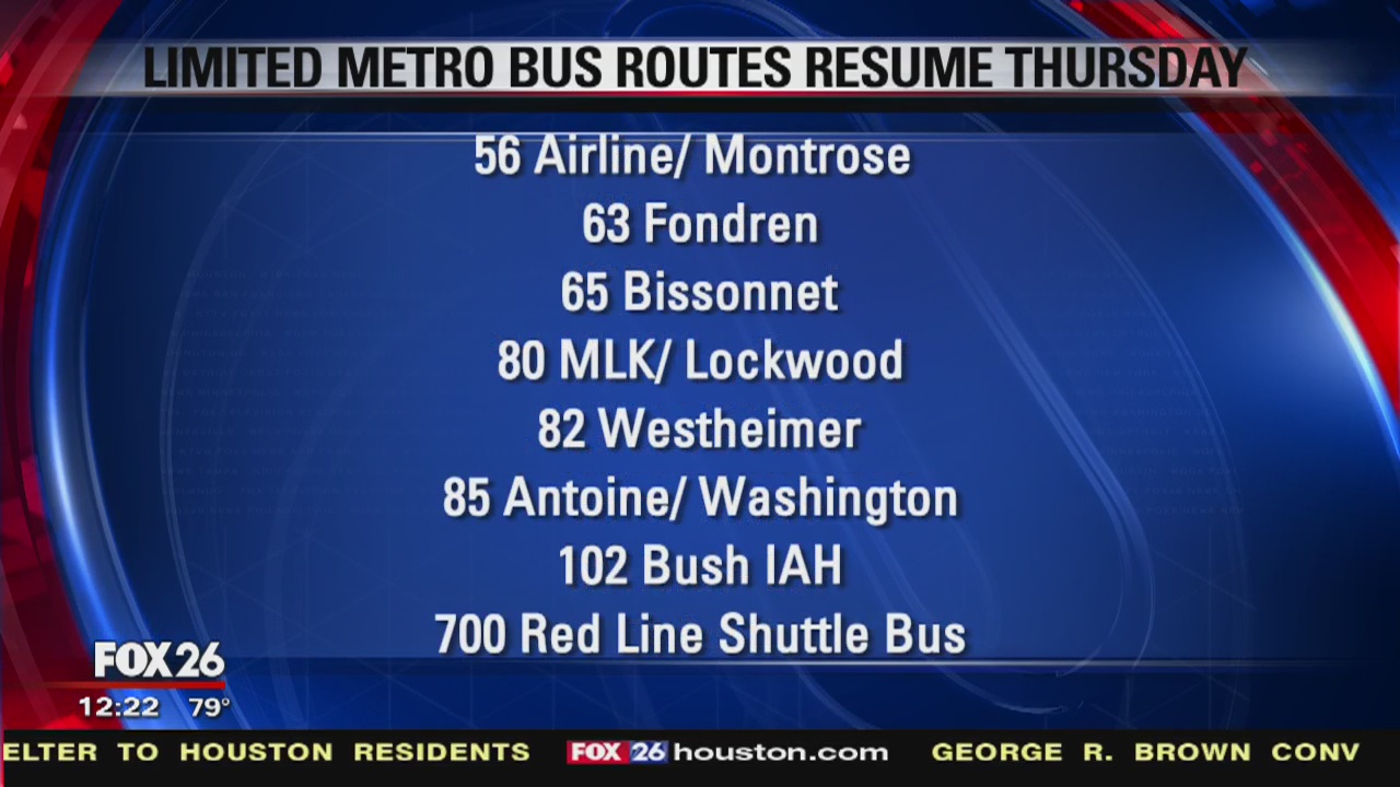 METRO resumes limited services on Thursday