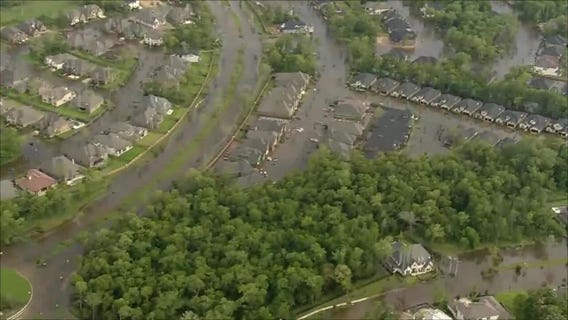 Aerial view Sienna plantation, Missouri City, August 30, 2017
