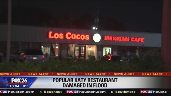 Harvey flooding damages Old Katy shopping center