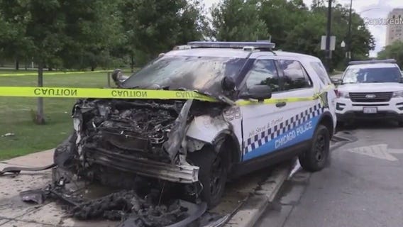 Chicago police officer seriously injured in fiery crash