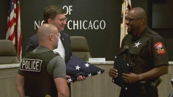 North Chicago cops honored for assisting during Highland Park parade mass shooting