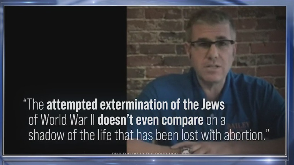 Darren Bailey under fire for comparing Holocaust to abortion