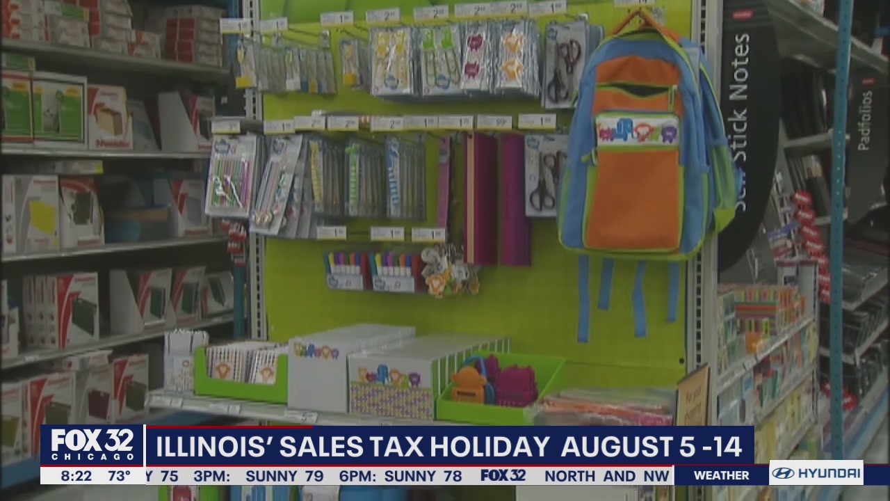 Illinois residents encouraged to take advantage of the state's 10-day sales tax holiday
