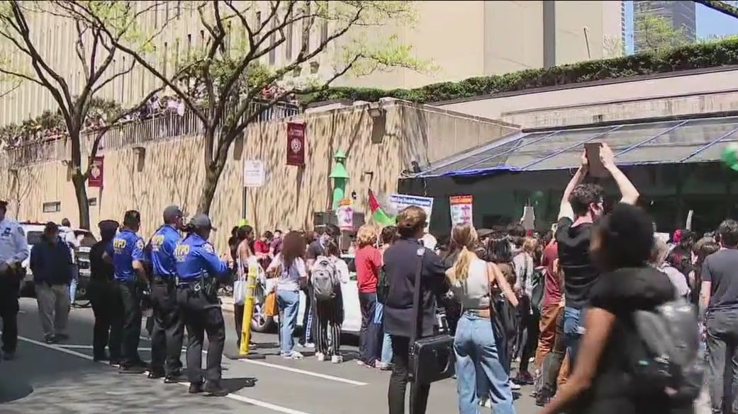 Protestors occupy parts of Fordham University