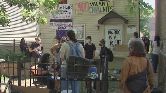 Activists for the unhoused occupy once-vacant home