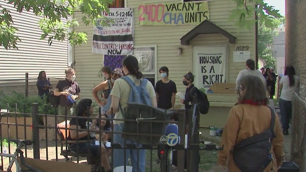 Activists for the unhoused occupy once-vacant home