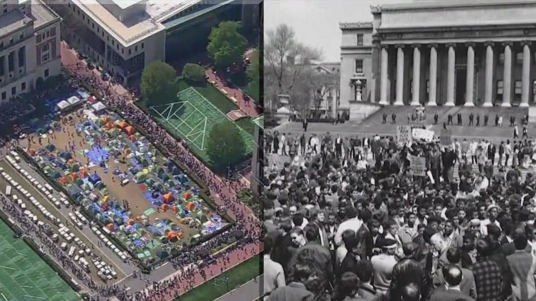 The history of student protests at Columbia