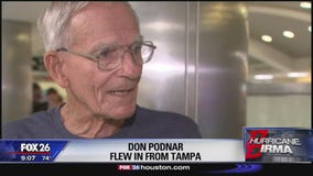 Hurricane Irma evacuees arrive to Hobby Airport