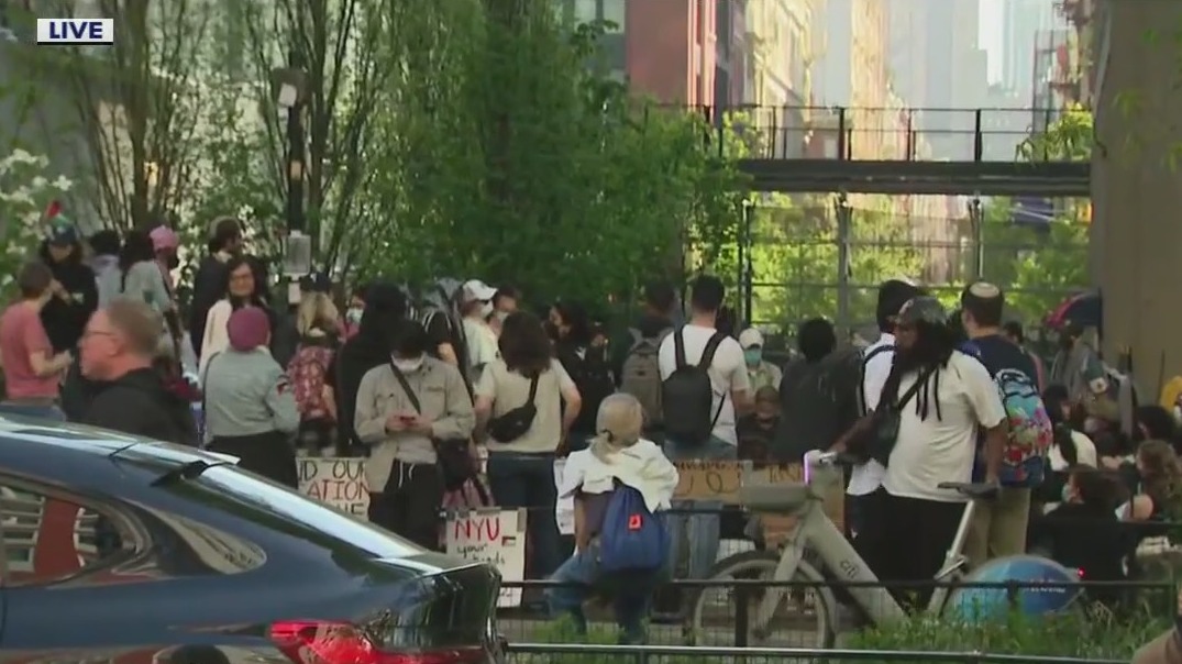 Demonstrators refuse to leave NYU