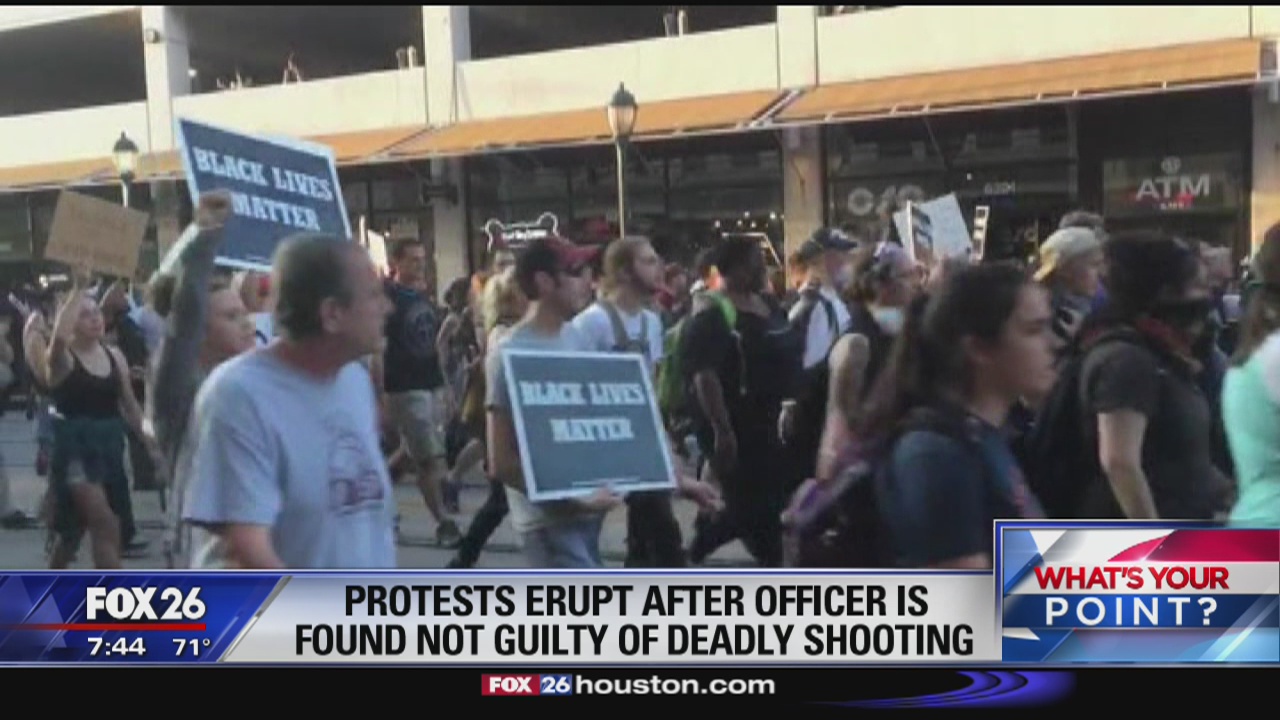 What's Your Point? Sept. 17, 2017  Protests as officer is found not guilty