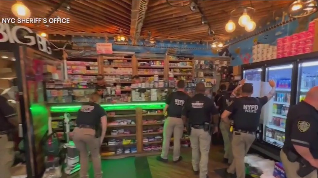 NYC cracking down on illegal weed shops