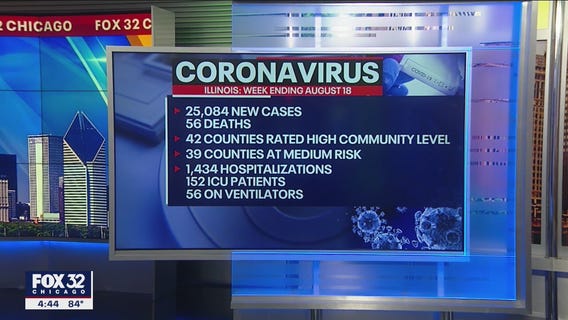 Illinois health officials report 25,084 new COVID cases, 56 deaths since last Friday