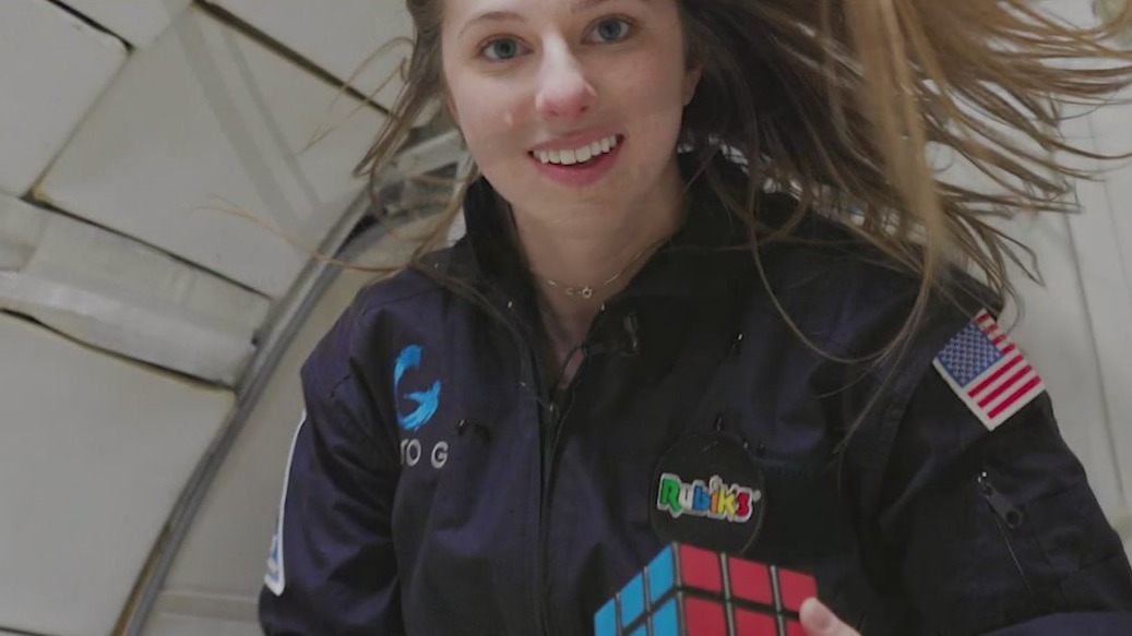 Can you solve a Rubik's Cube in space? Or anywhere?