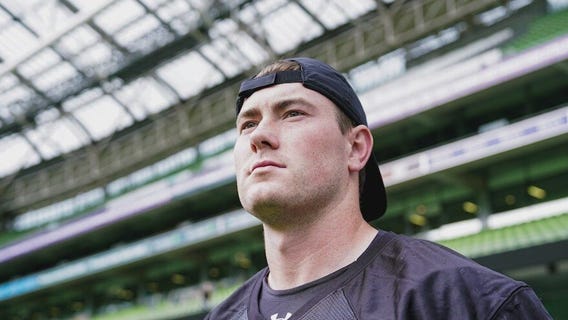 Grandson of Gaelic football star playing for Northwestern in Ireland this weekend